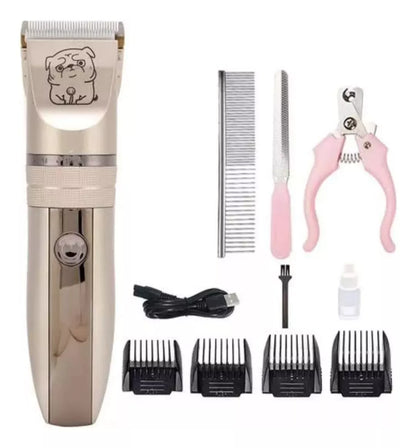 SUPER PACK MASCOTAS (CEPILLO DE VAPOR, MÁQUINA PARA CORTAR PELO Y CUBRE ASIENTOS DE AUTO)